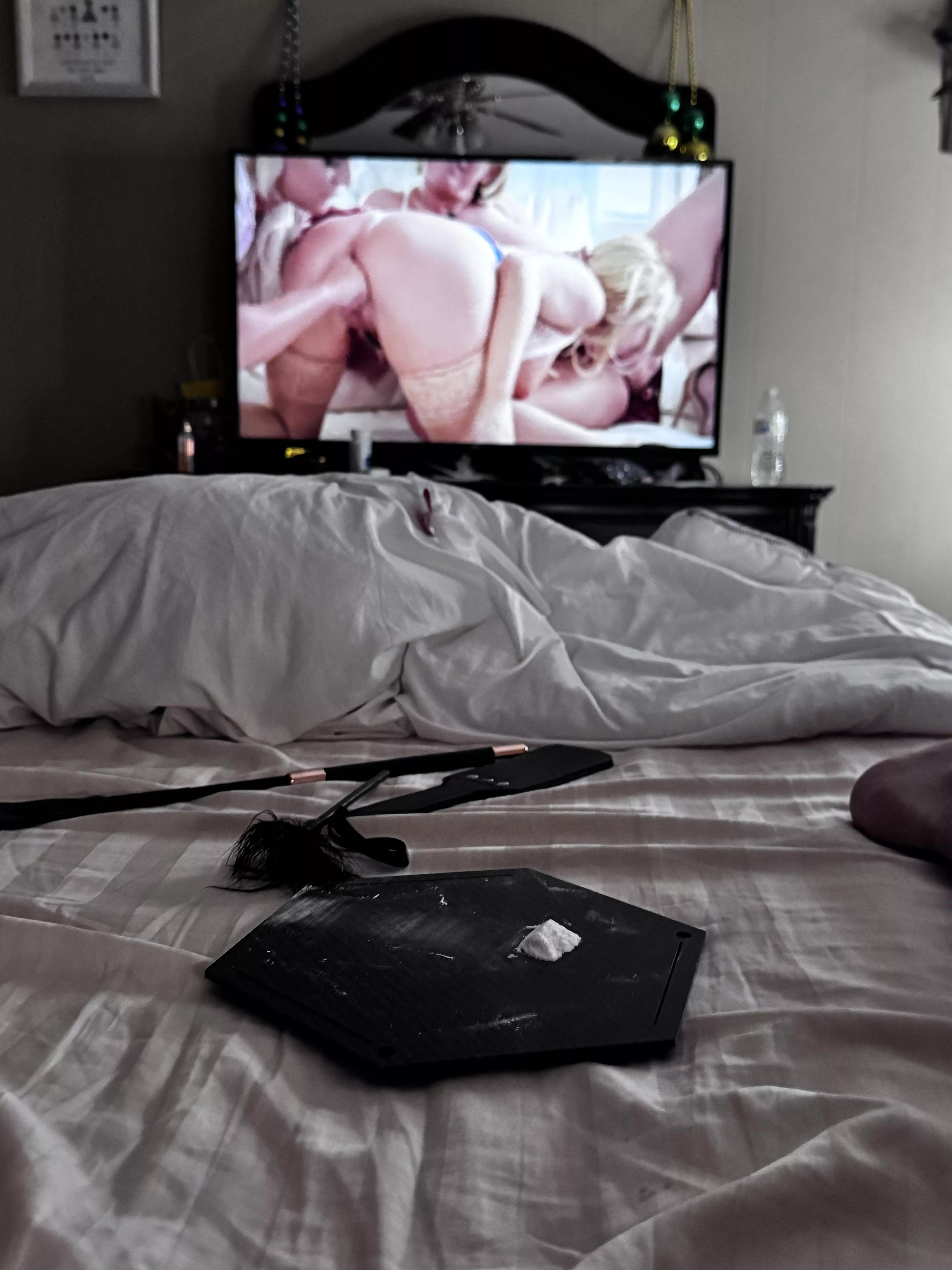 Who wants a line and a spanking 