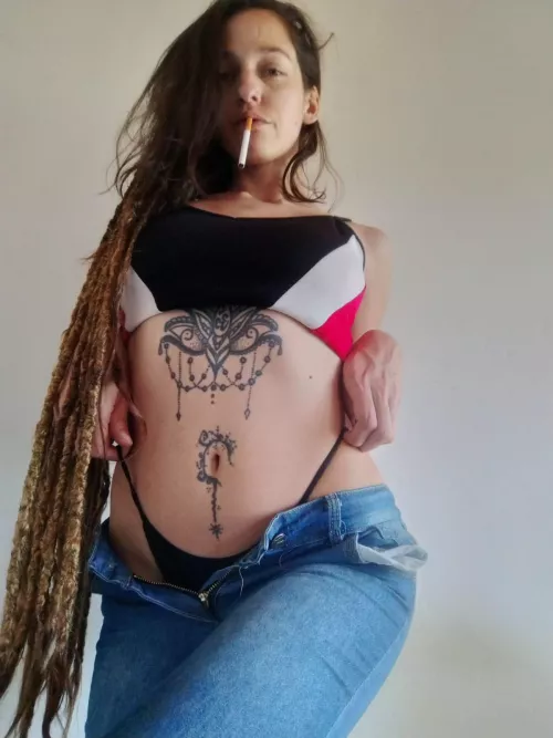 Would you fuck me as I enjoyed my cigarette?
 