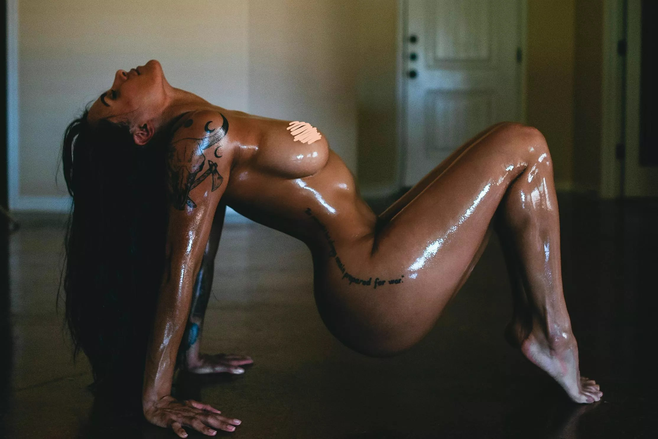 You need a strong, tatted woman to help you finish 