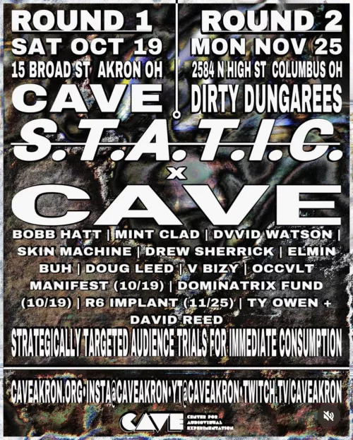 11/25 @ Dirty Dungarees (Columbus, OH)