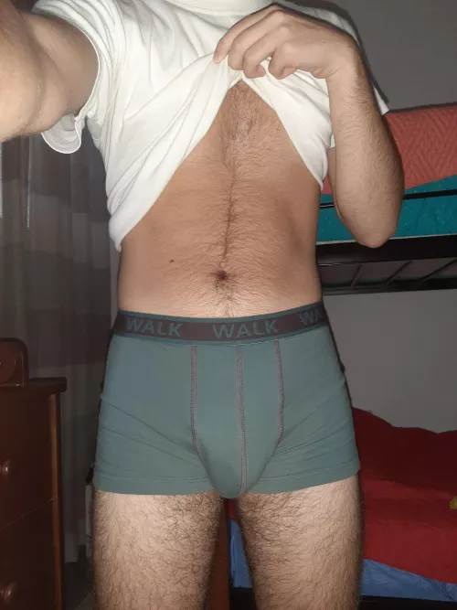 (18) Do you like my new boxer briefs ?