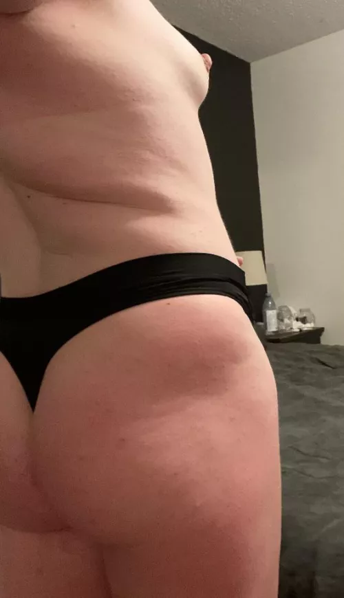 A new black thong
