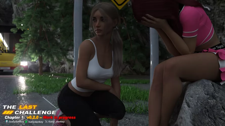 A random screenshot from the new update featuring Victoria and Annette (lustydonkey) [The Last Challenge]