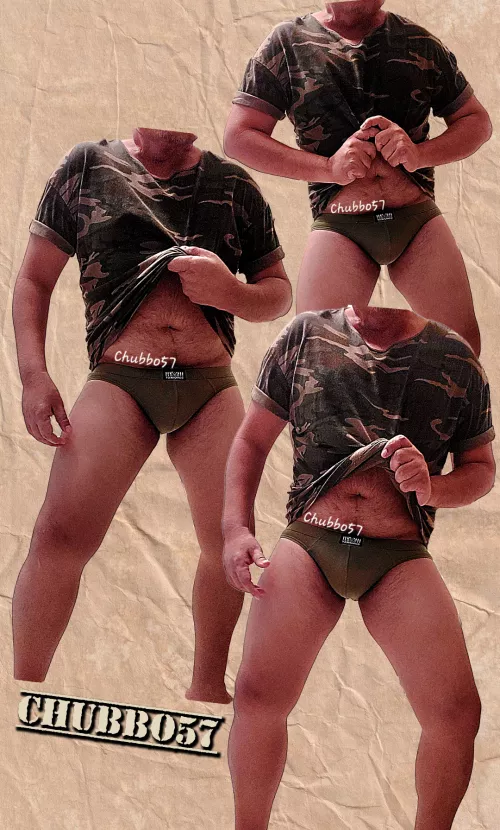 Age 49. Just a dadbod in a camo top. 🫡🪖🎖️🥾💣