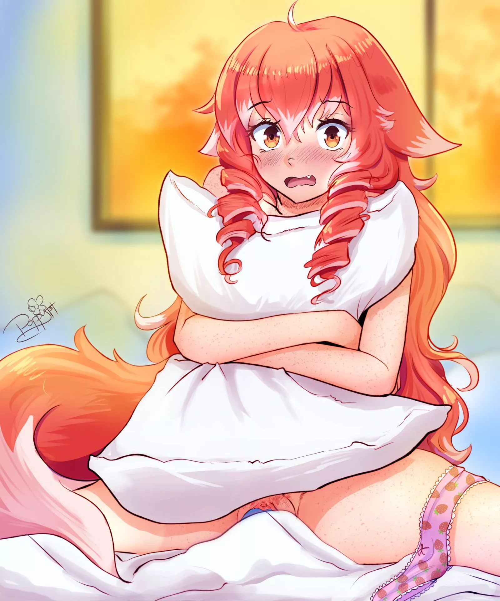 Caught red-handed (Artpoppytart)