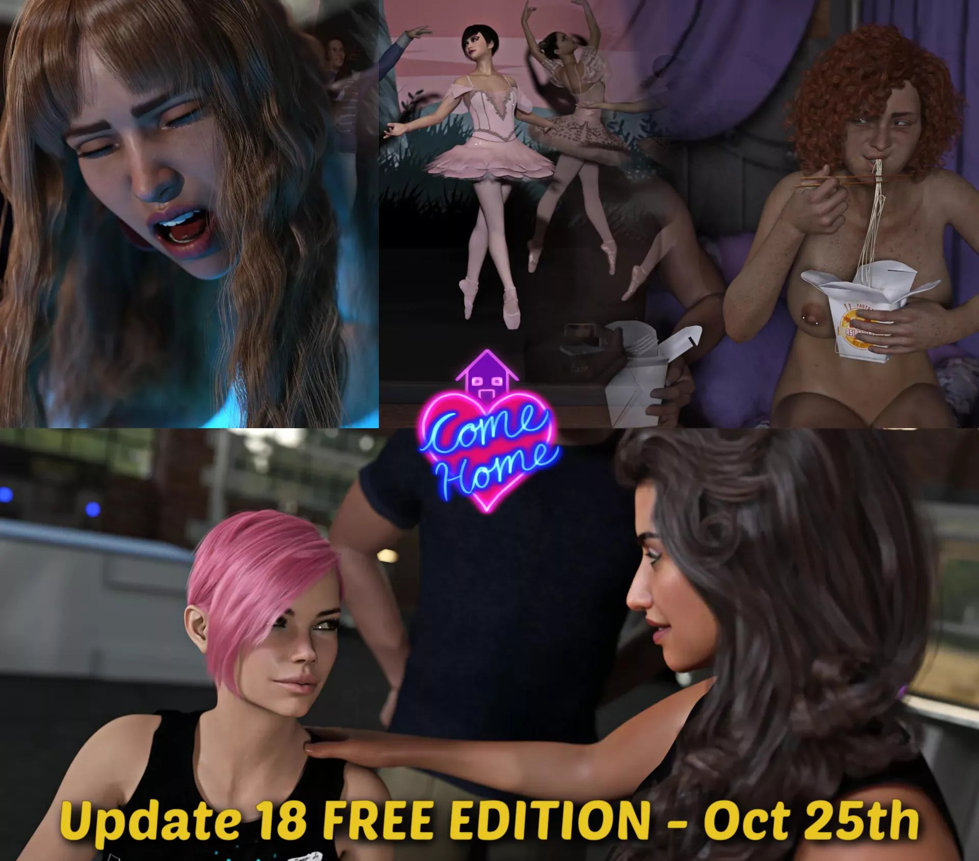 [Come Home] update 18 free edition just released on Steam and Itch.