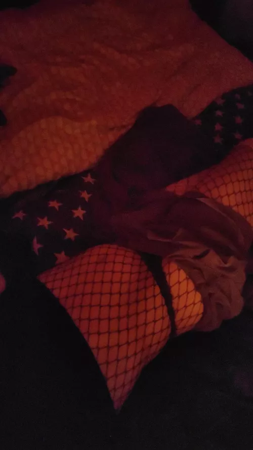 Do you like it with the fishnets on?😘