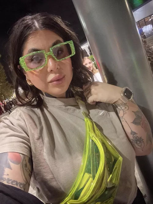 Feeling Brat at the Charli XCX concert 