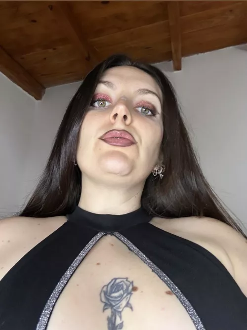 From up here You look like a little worm