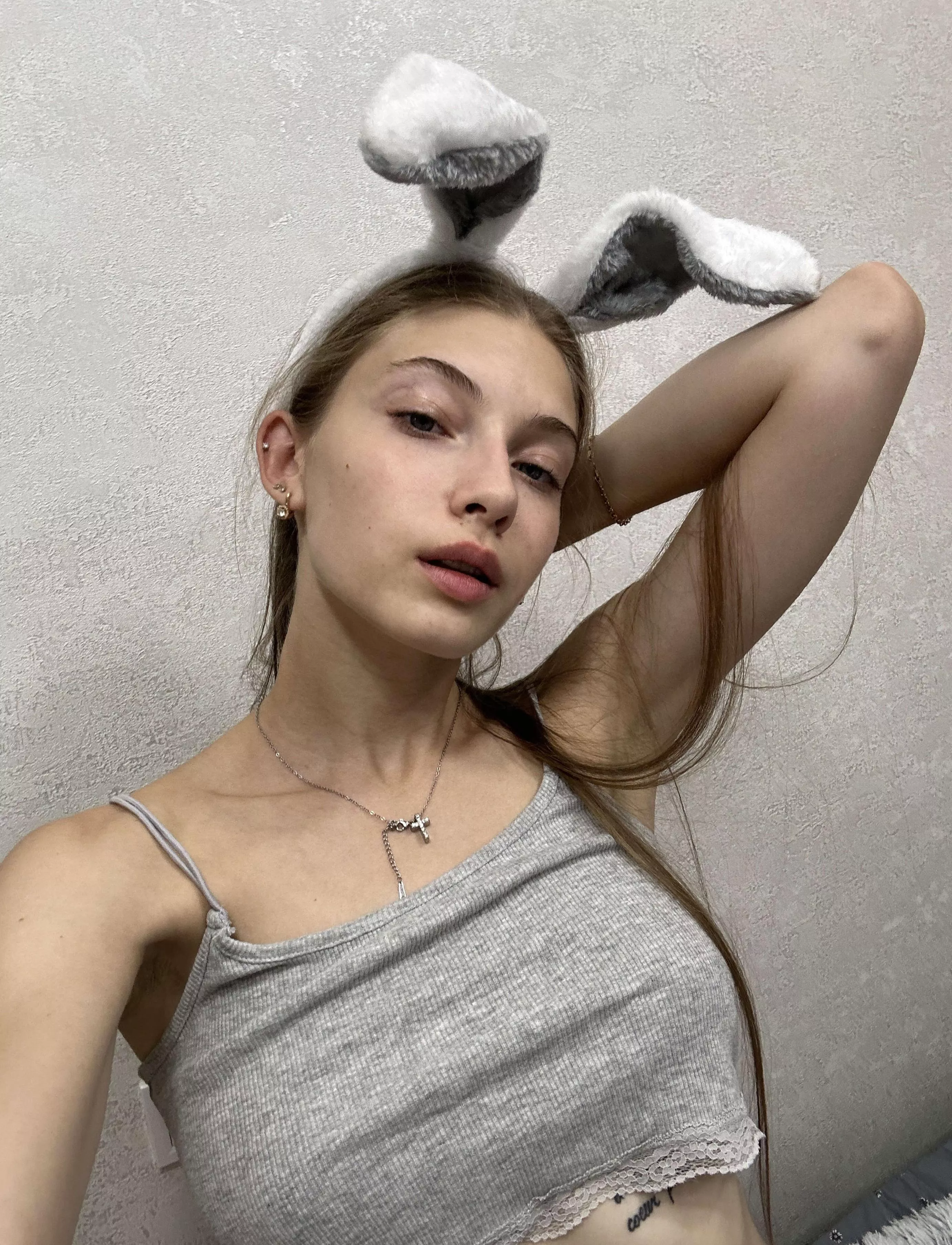 Little miniature bunny girl