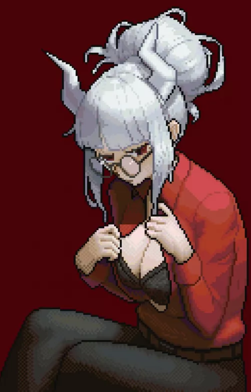 Lucifer gives in (art by me, I wanted to try some Romantic-era framing and color)