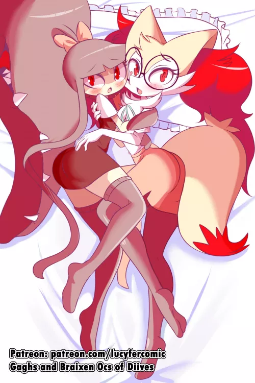 Mawaifu and my waifu (lucyfercomic)