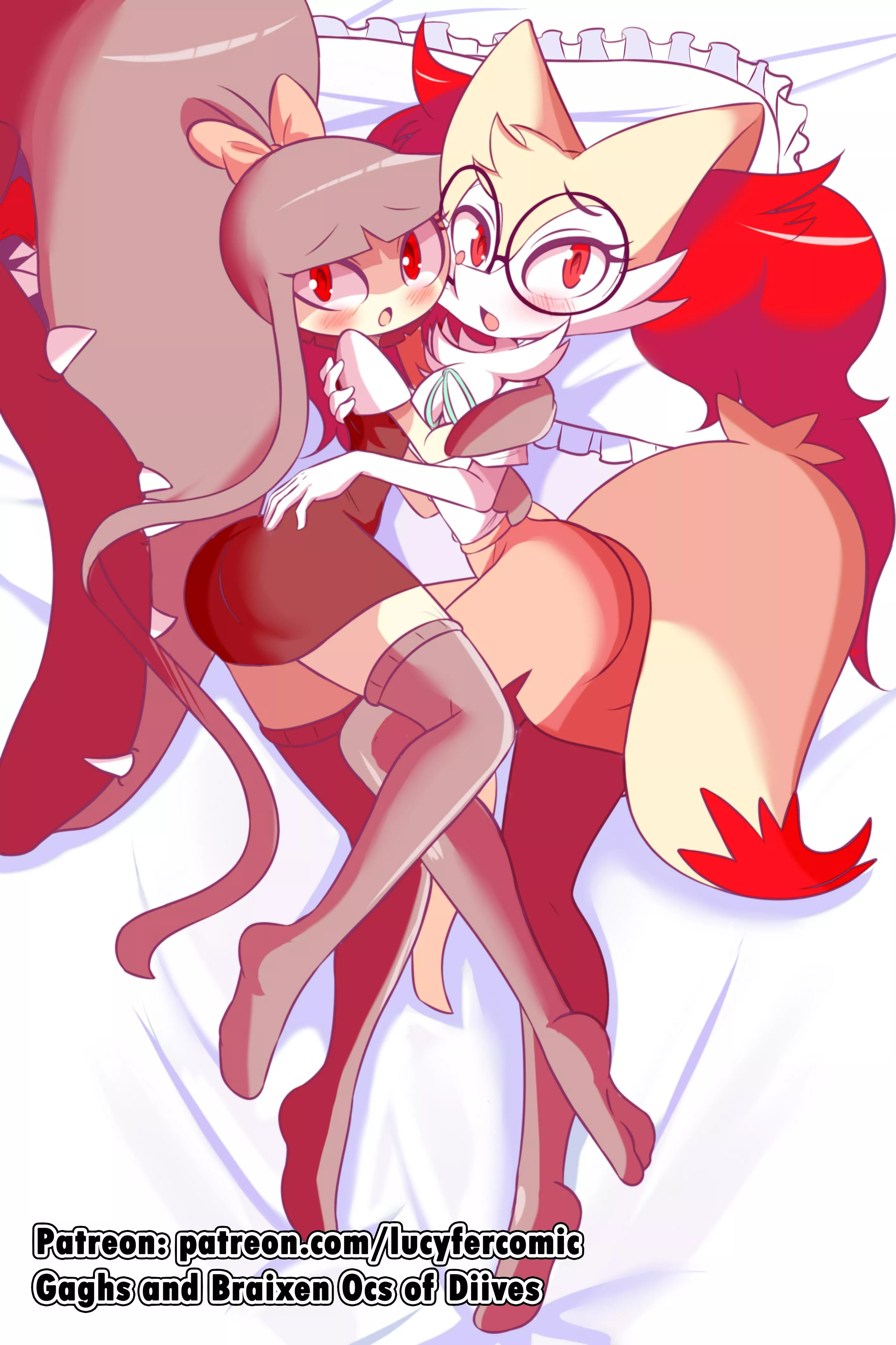 Mawaifu and my waifu (lucyfercomic)