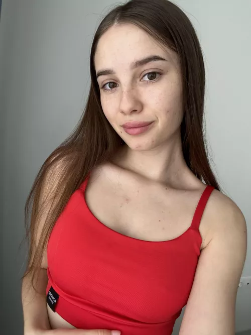 Ready to see what's hidden under my crop top