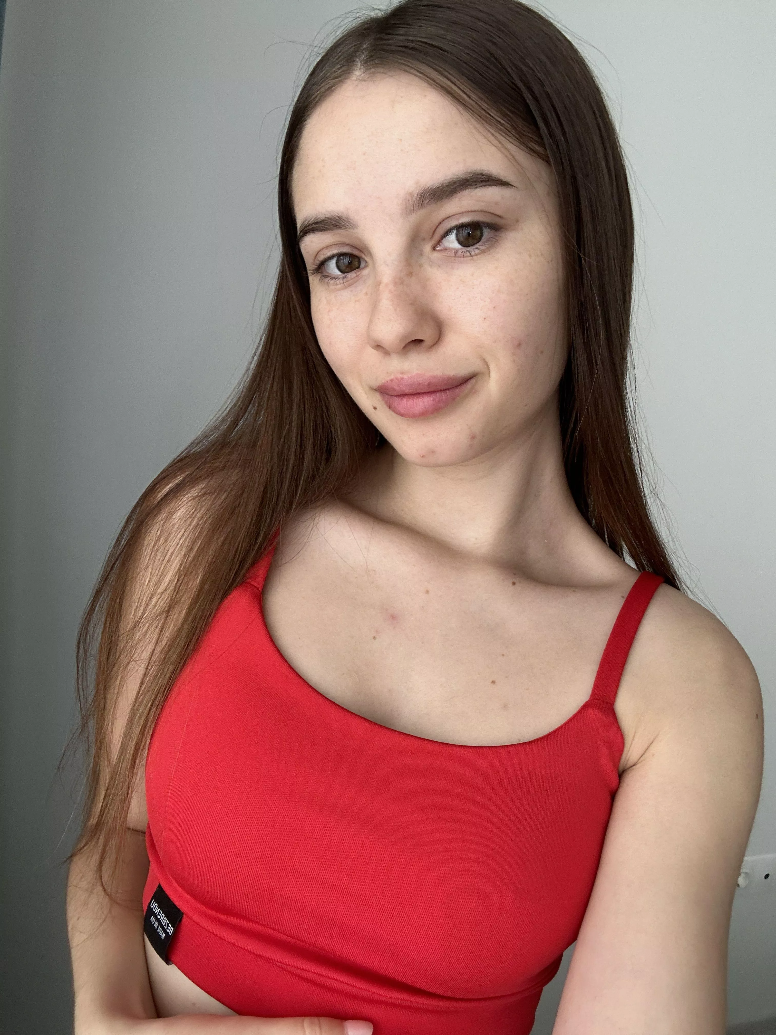 Ready to see what's hidden under my crop top