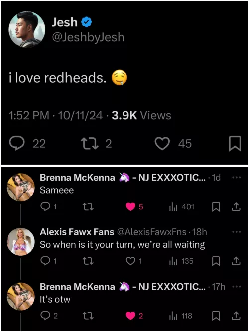 Scene with Brenna McKenna on the horizon! 