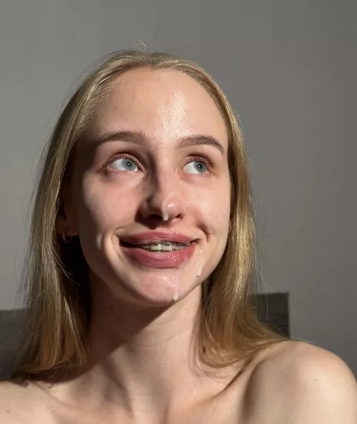 shyly looking away so you can't see how happy I am