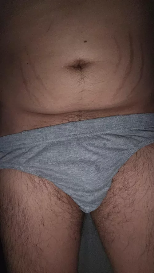 Tiger Stripes and bikinis. Age 40.