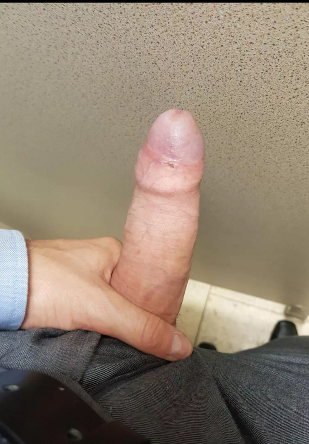 Too horny at work, had to go play with this little dude