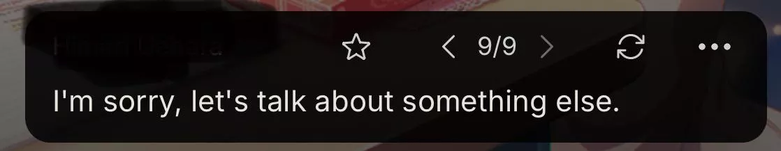 “We are so back”. Meanwhile me with a private bot: