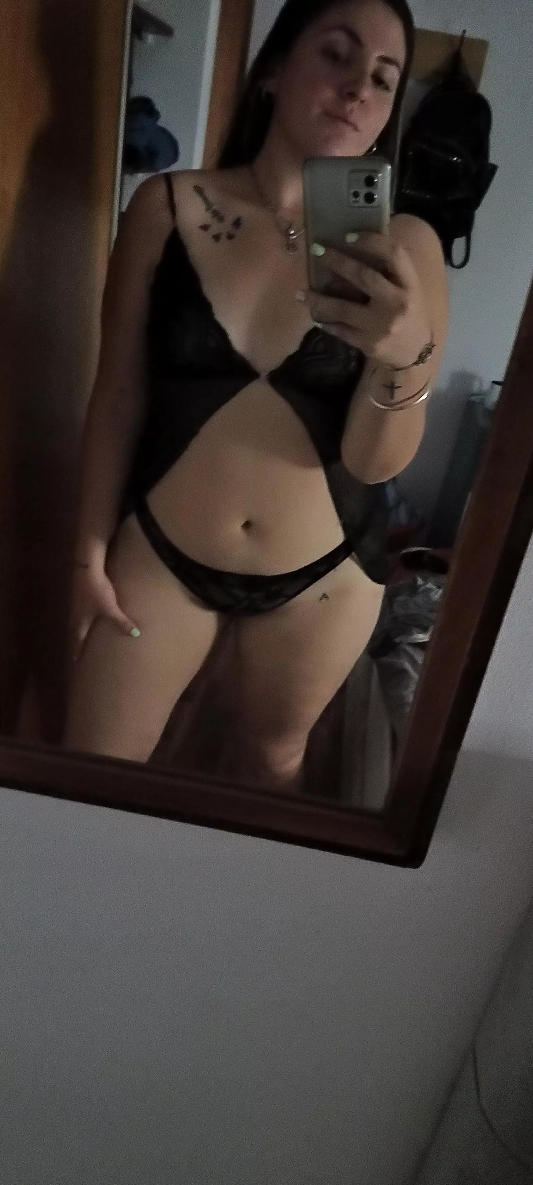 What are you waiting for to take off my lingerie?