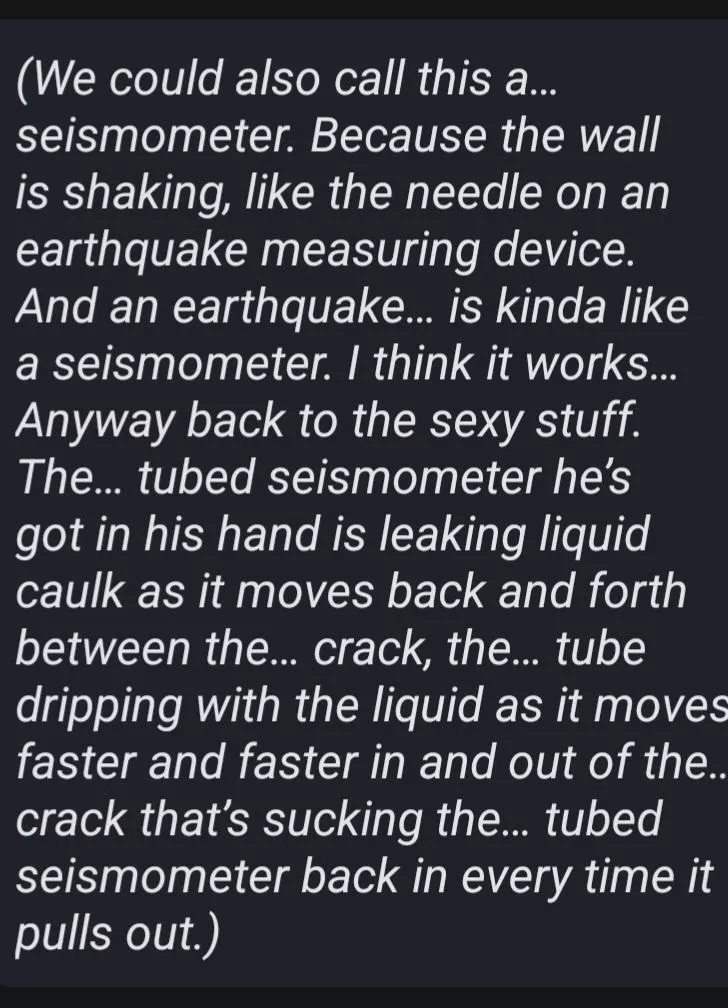 When the metaphor you use to bypass the filter goes too far...