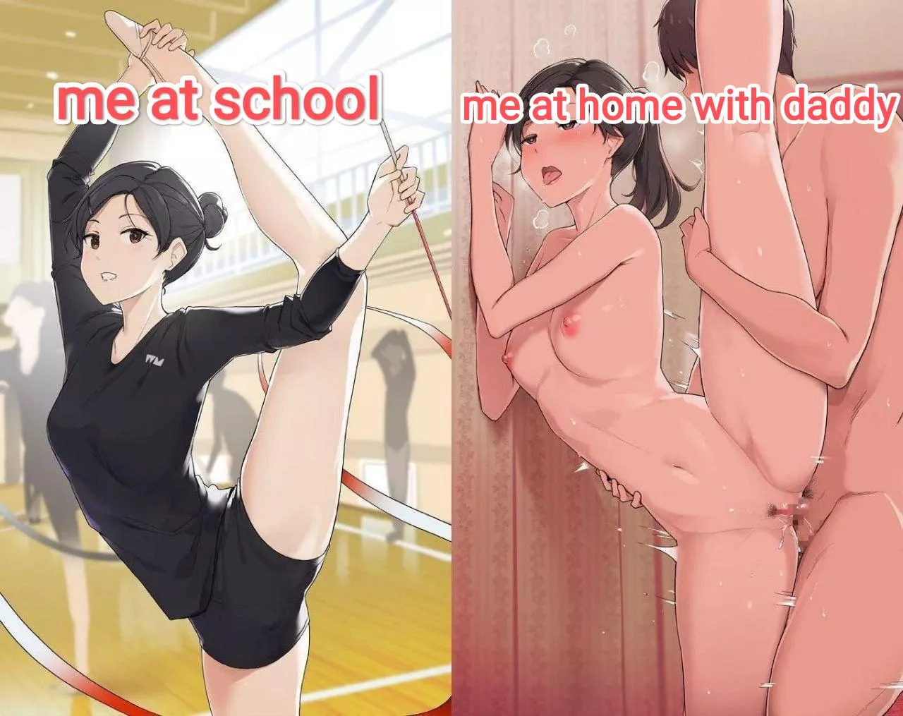 while at school and after 