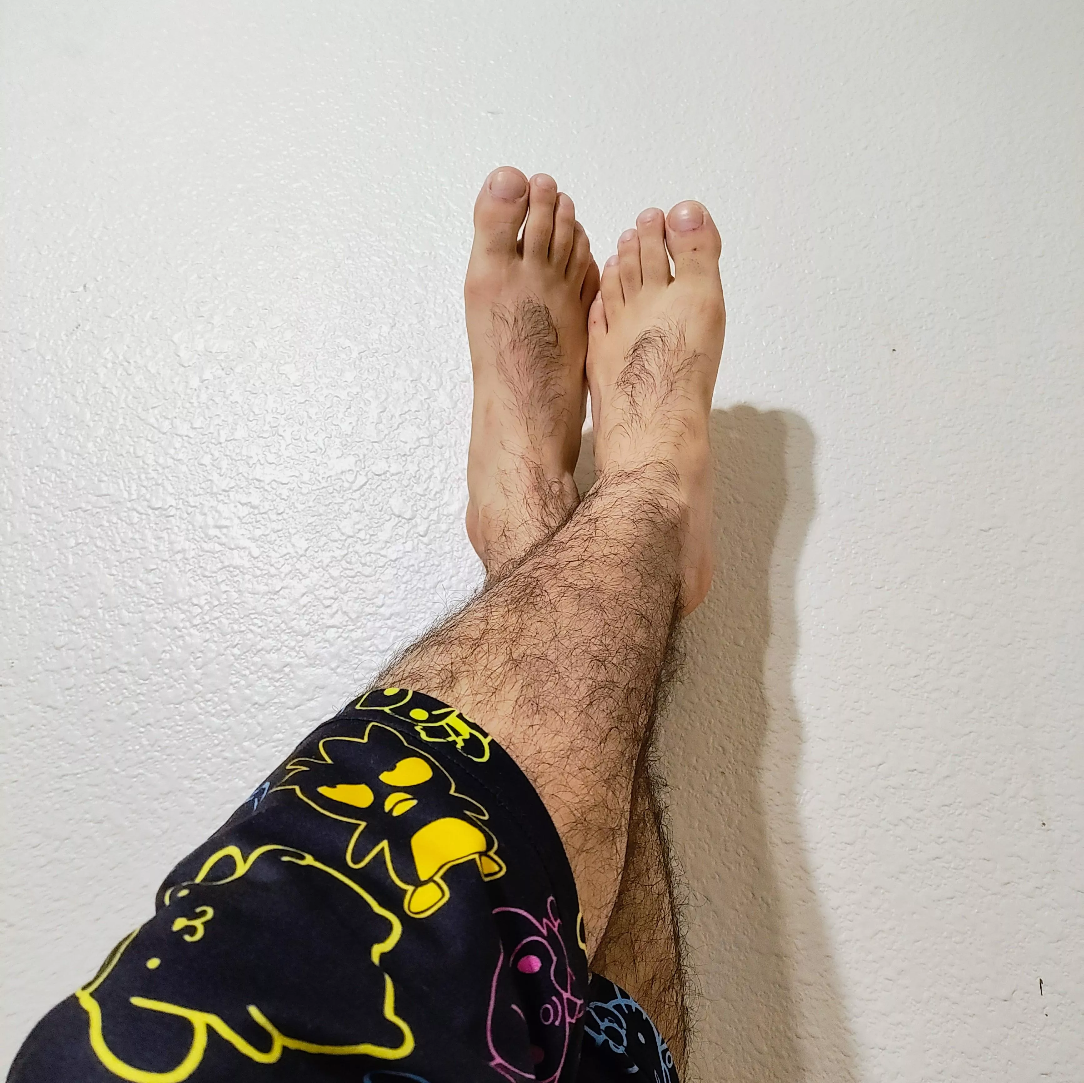 Would you let me rest my feet on your lap?