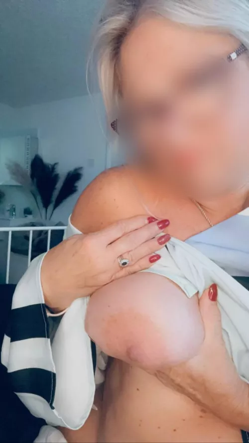 Would you suck granny's tits?