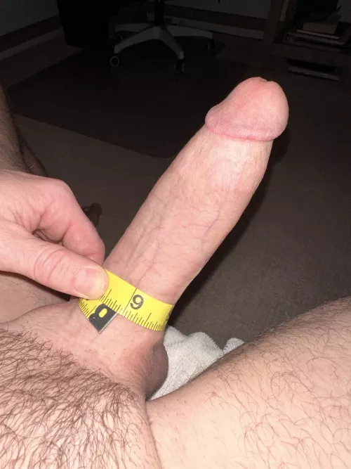 A little over 6” around. Is that good?