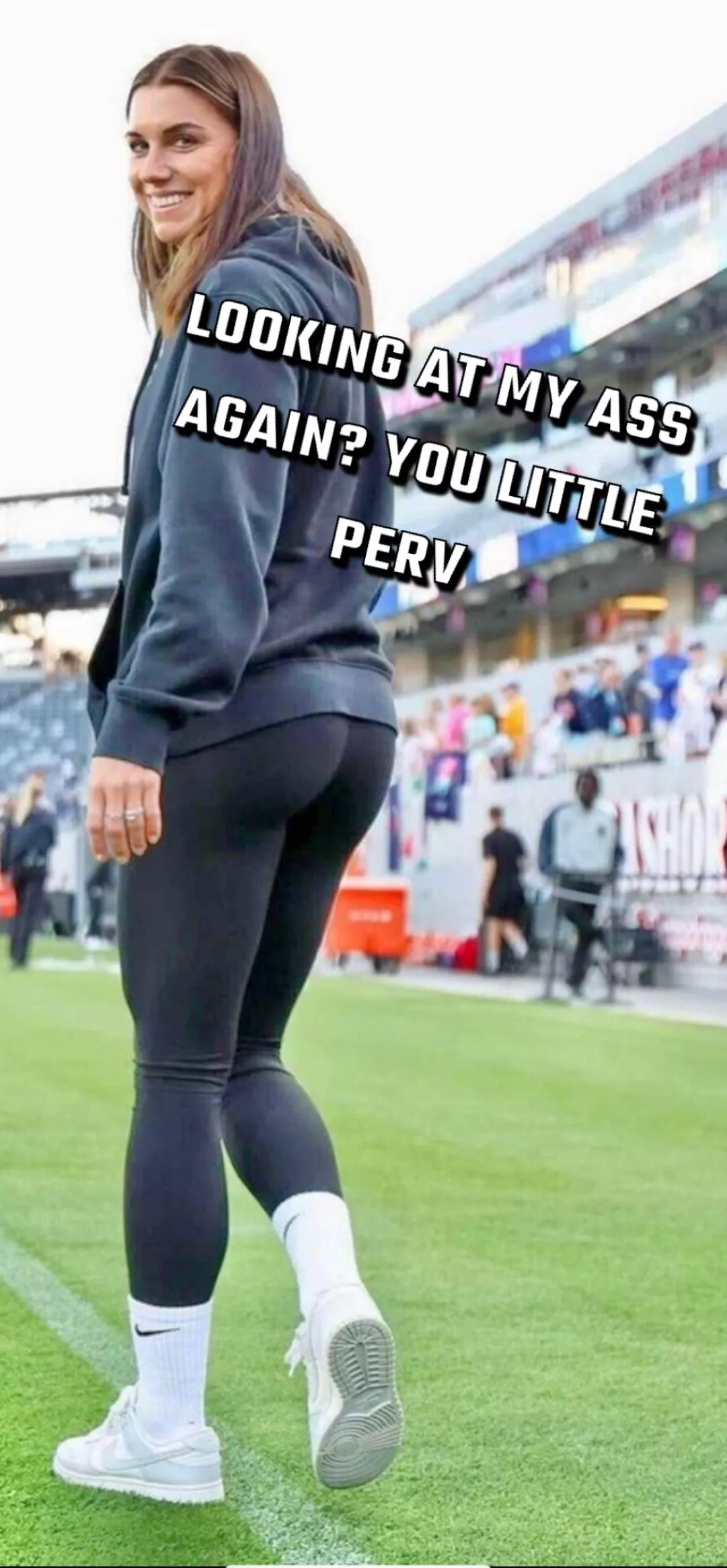 Alex Morgan catches you looking