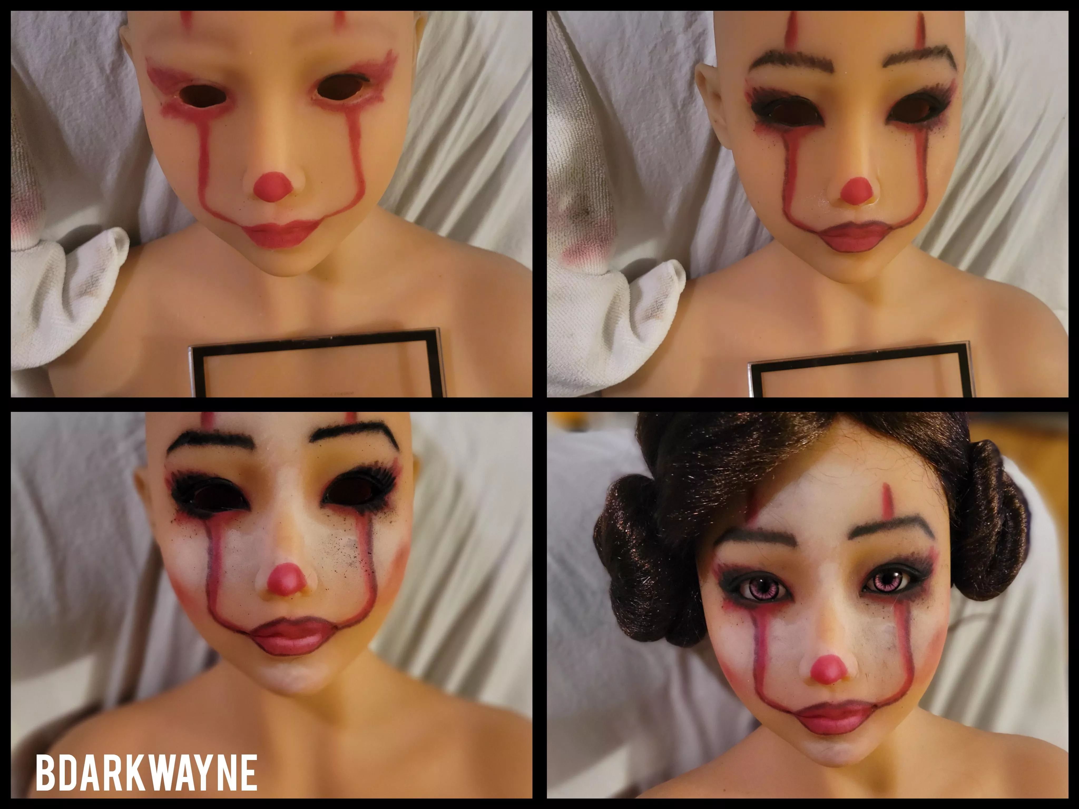 Almost Halloween... Had to try out something spooky! Here's progress so far.