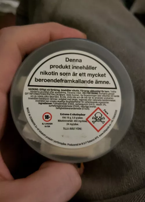 Anybody Notice The Poison warning on High Strength Pouches?