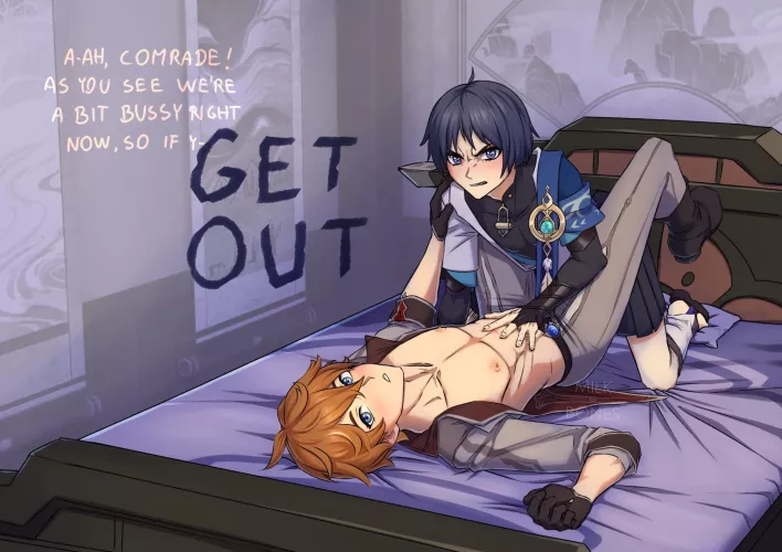 [ChiScara] A bit bussy ;) (by milkforbones on tumblr)