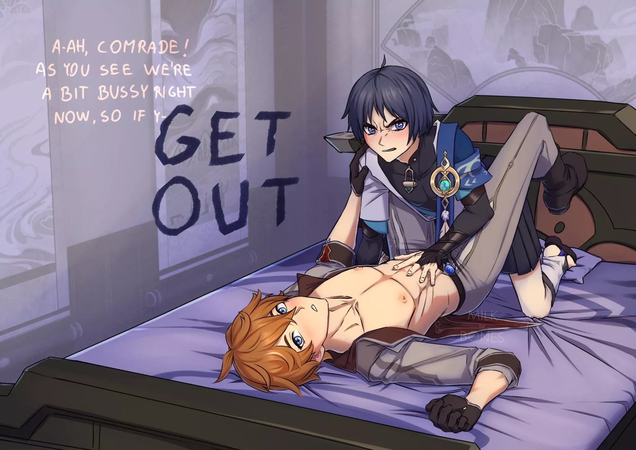 [ChiScara] A bit bussy ;) (by milkforbones on tumblr)