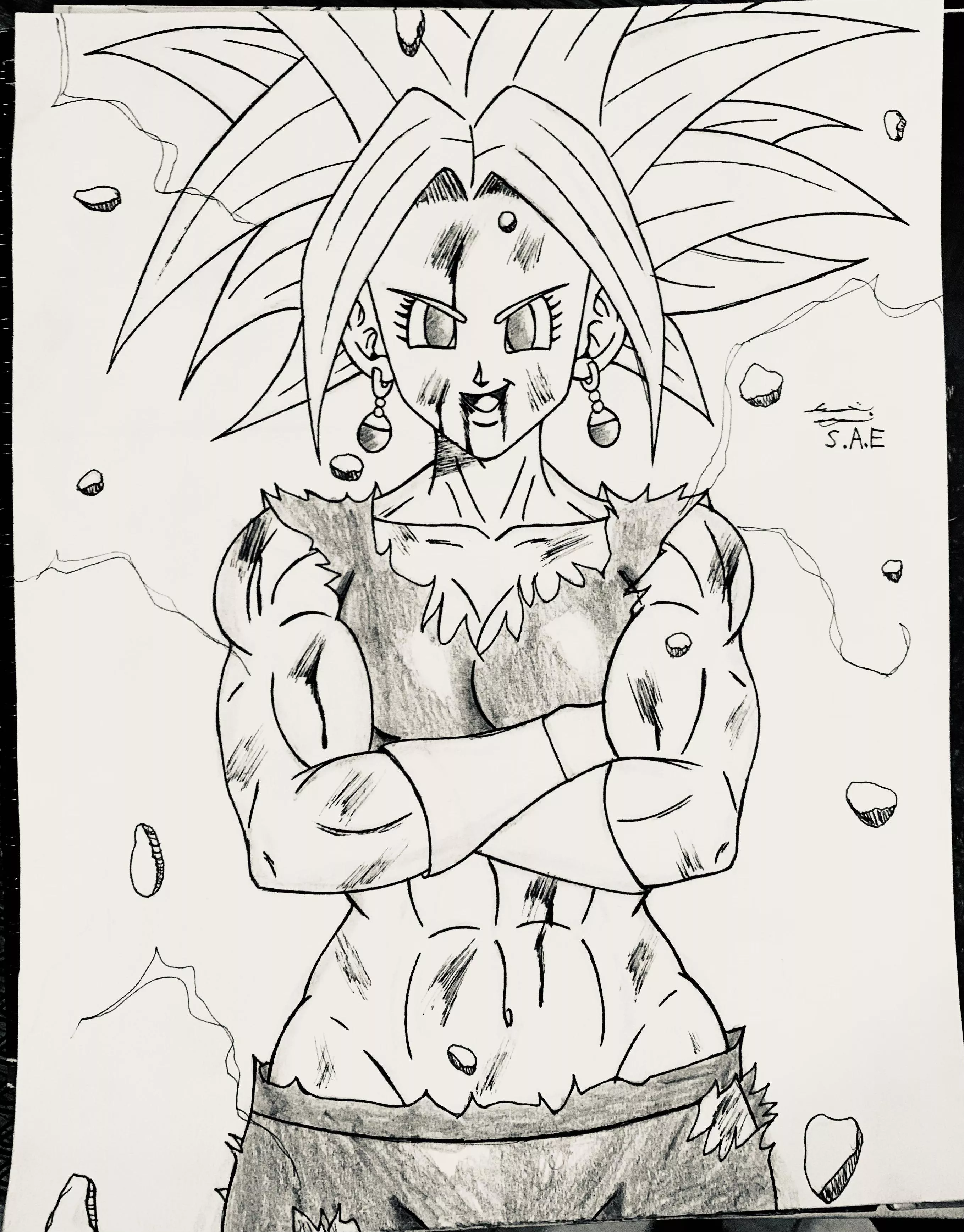 Drawing Kefla [@Saquanarts]