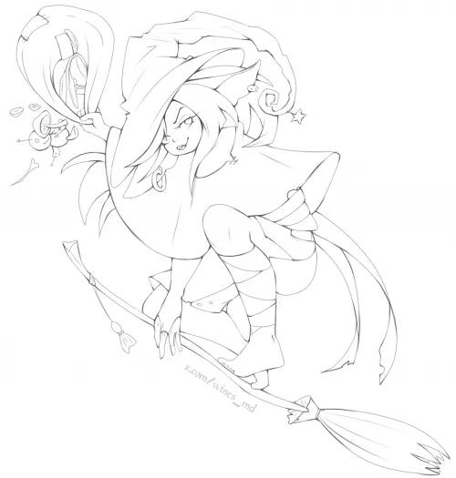 Fly like the wind! (art by me, @mdwines)