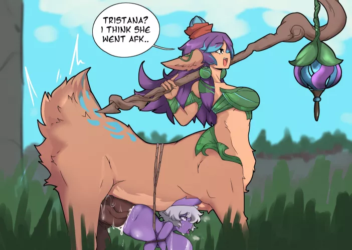 Futa centaur bellyriding (Sumidero)