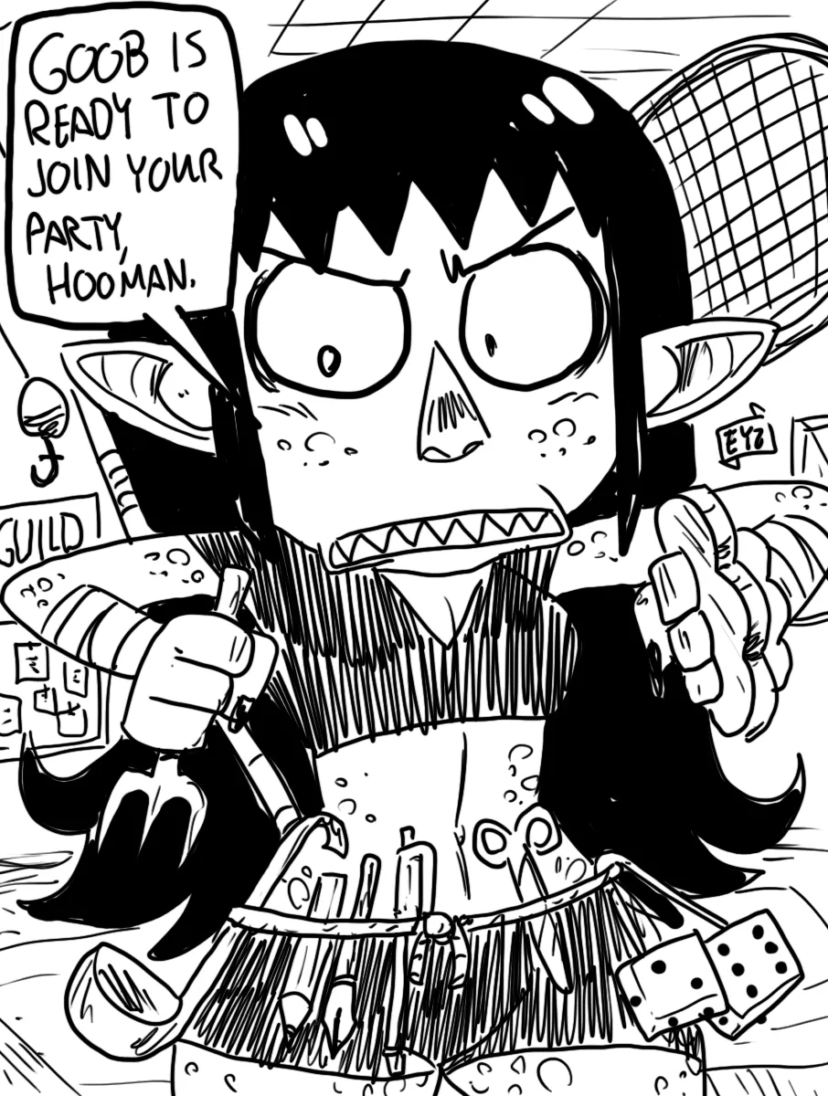 #GobTober Day 22 Goblin Tools, art by Eyz 