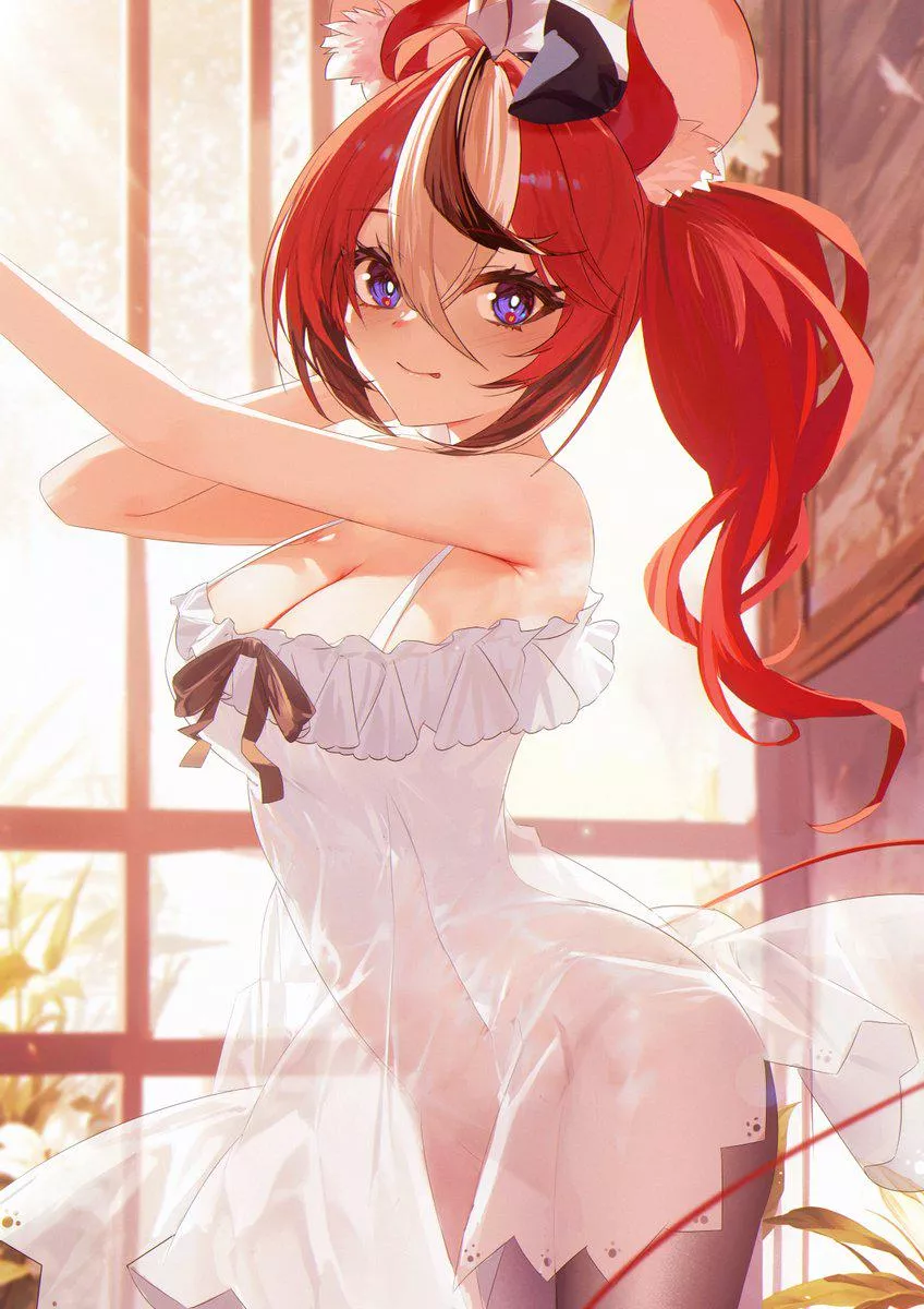 Hakos Baelz in IRyS's Clothes [Hololive EN Promise]