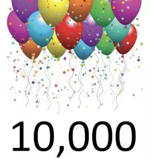 Happy 10,000 sub post