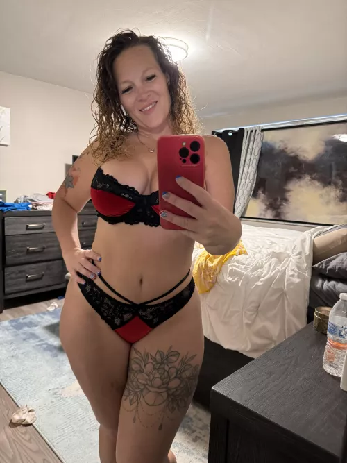 How about you pull my thong to the side and drill...