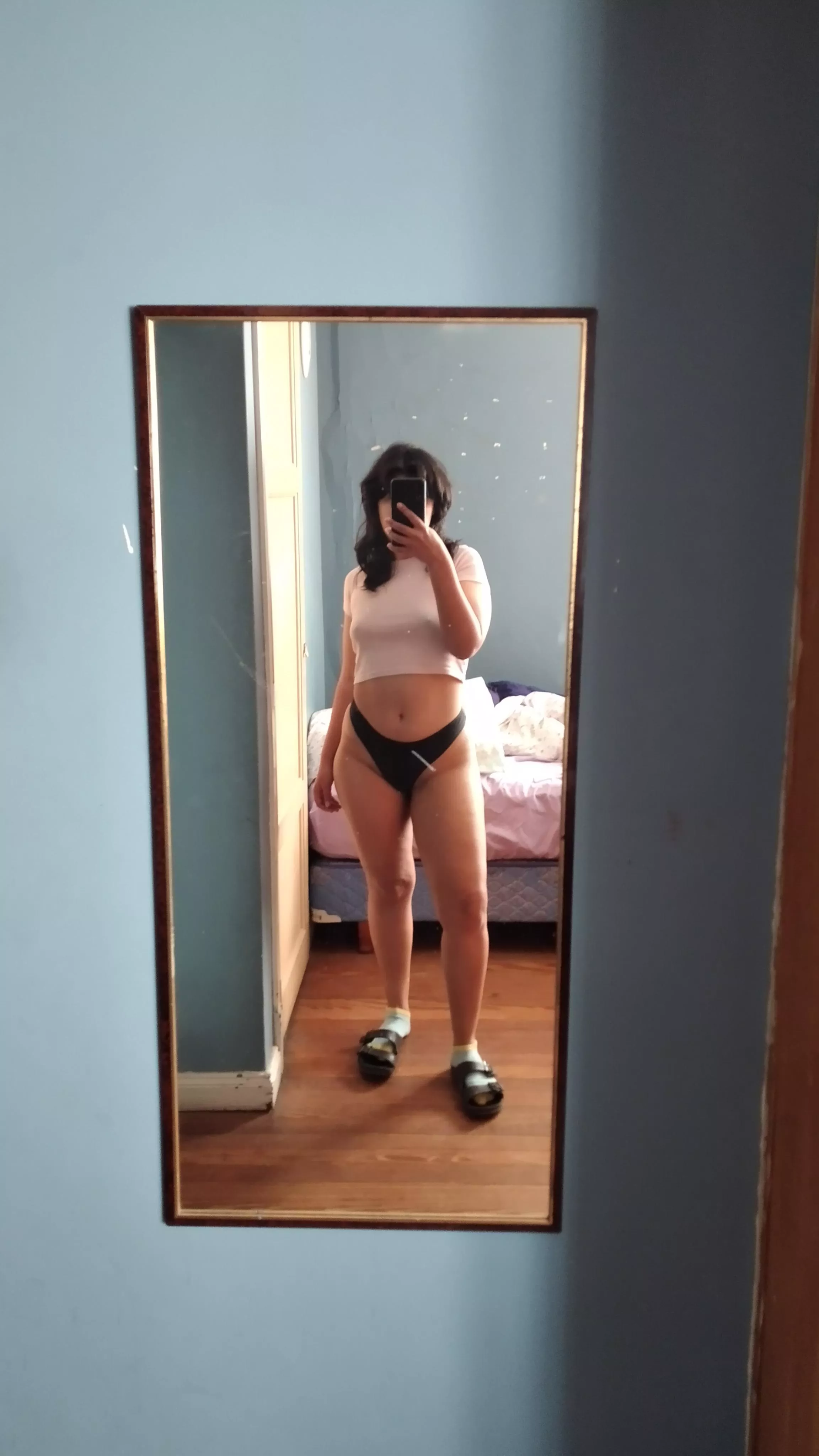 I love taking mirror selfies