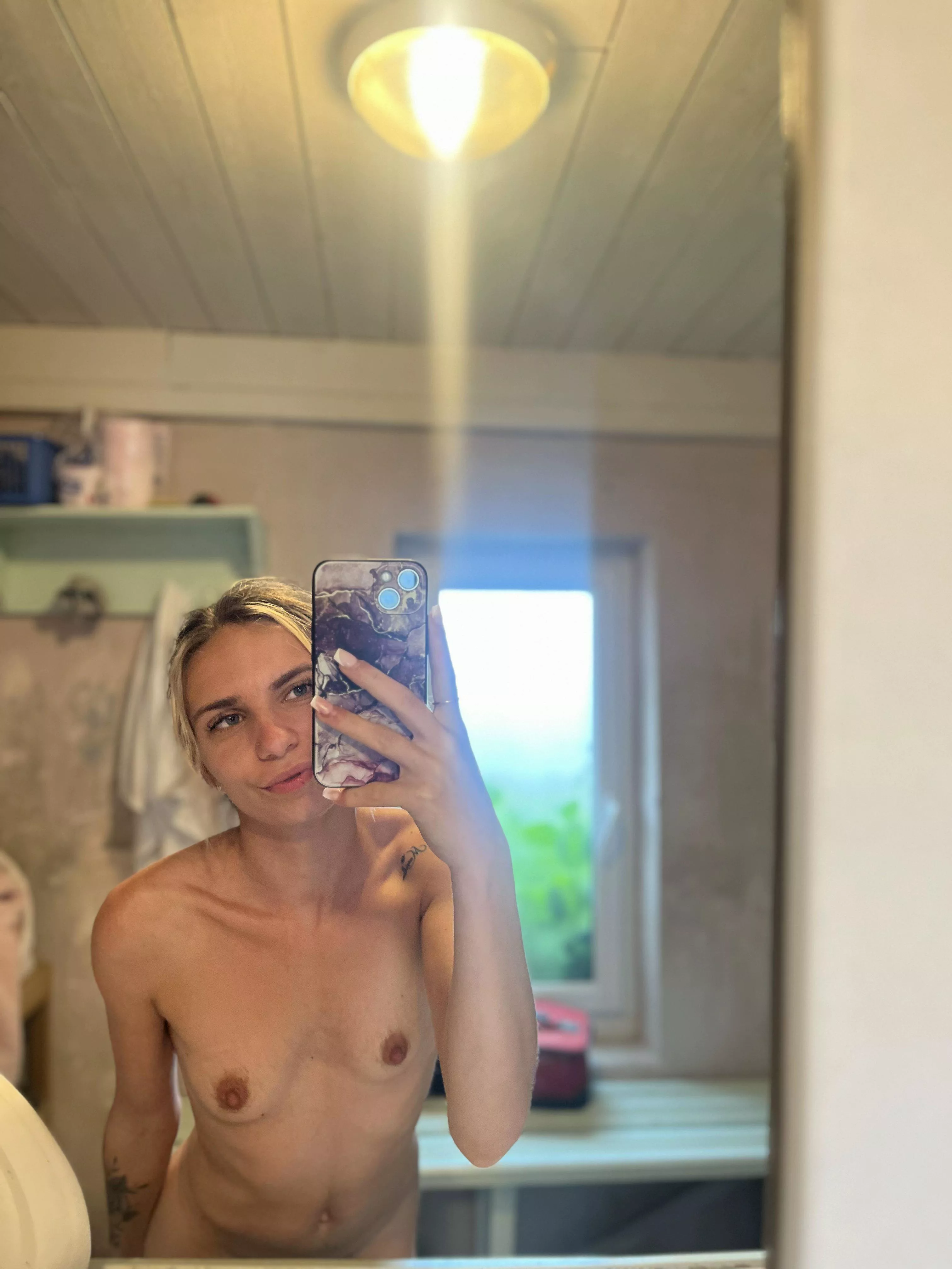 I want you to cum on my boobs