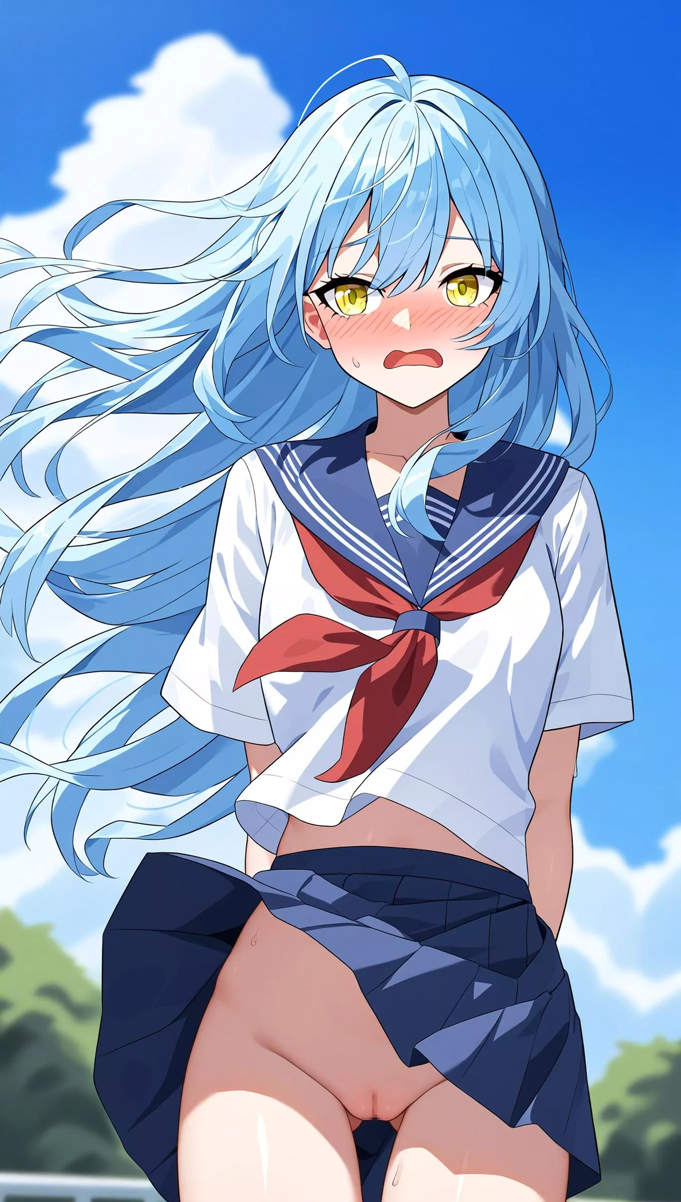 JK Rimuru not wearing any panties