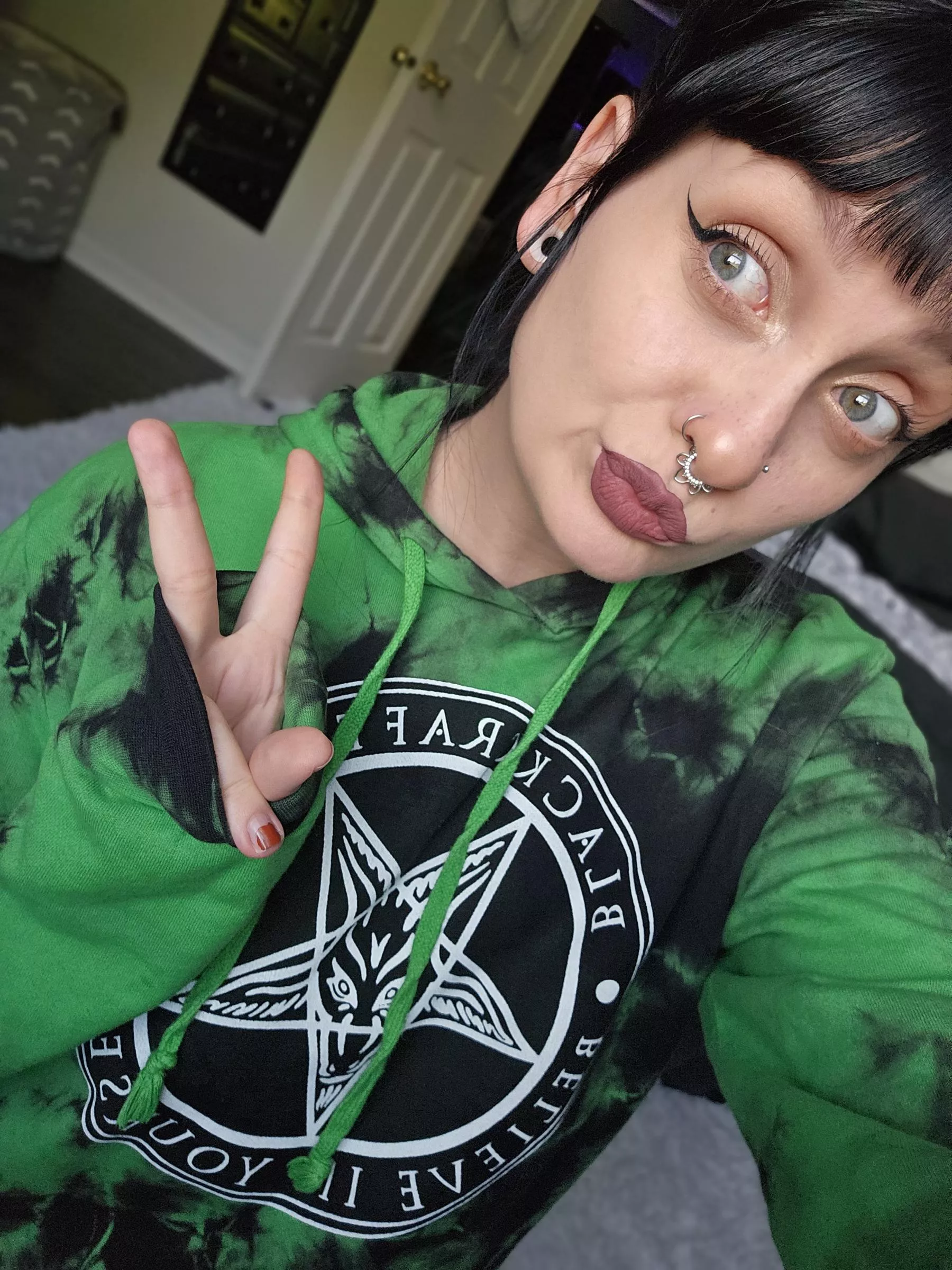 Just a goofy selfie to hopefully brighten your day😜