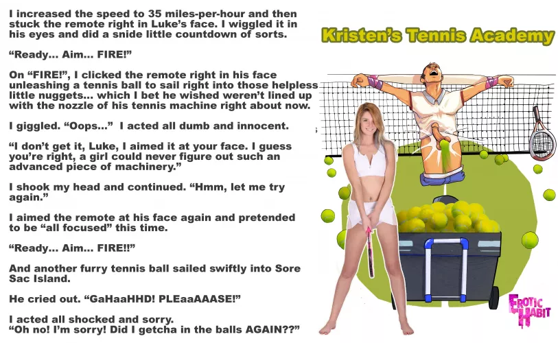 Kristen's Tennis Academy 😈🍒🎾