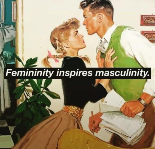 Let him lead and he will bring out the woman in you