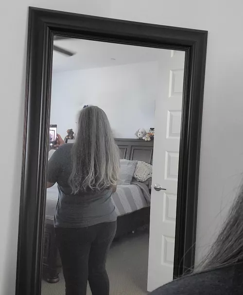 Pastors Wife...question, should I keep my Grey, or should I go back to dark?