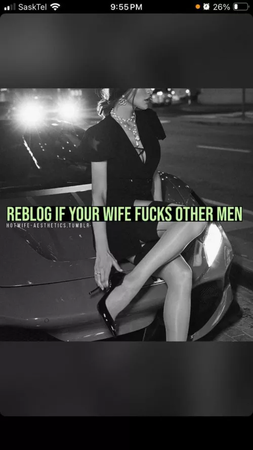 Proud husband of hotwife 